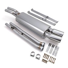 BRUSHED EXHAUST HALF SYSTEM CAT BACK CATBACK FOR BMW 3 SERIES E30 320 325 82-95