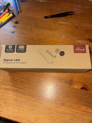 Ansell Lighting ASLED/3NM LED Notbeleuchtung, Einbaustrahler, 1,5 W, wartungsfrei