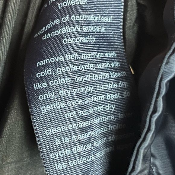 Tommy Hilfiger Global 2 Poncho Raincoat in Navy Size XS NWT. thumbnail 10