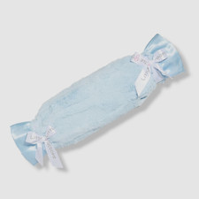 30 Little Scoops Boy's Blue Plush Satin Security Blanket