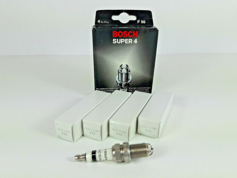 Vela de ignição 8x BOSCH SUPER 4 F56 para Alfa Romeo 155 164 2.0 8V Twin Spark '92-'95 - Imagem 4 de 4