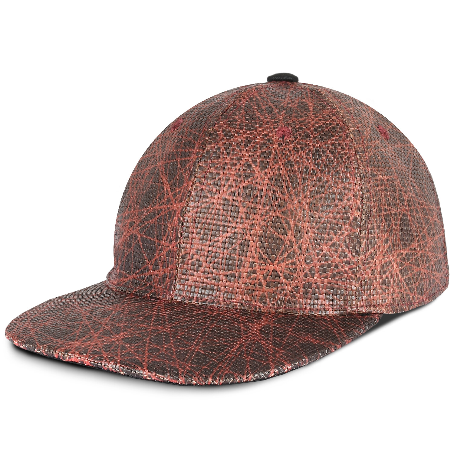 Patriotic American Flag Flat Brim Snapback Trucker Cap for Men-image