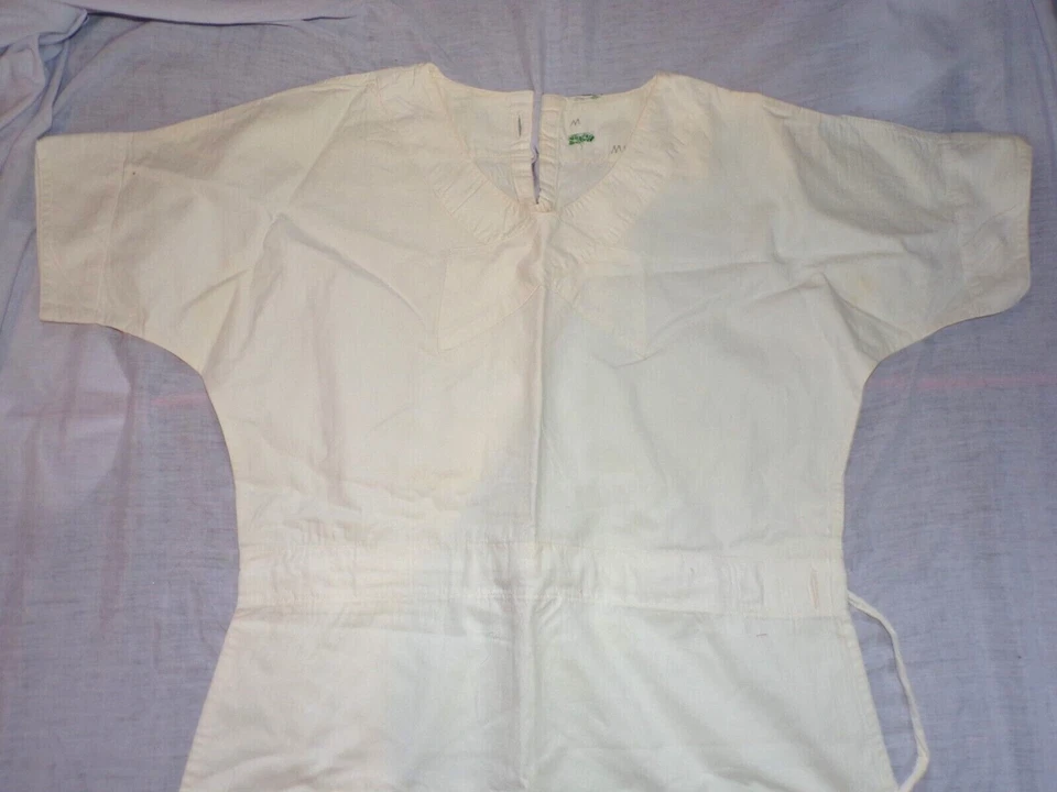 2 piezas De Colección Tomac Hospital Enfermeras Médico Uniforme Vestido Crecido Mediano Bolsillo Lateral Corbata Sombrero Foto 2 de 4