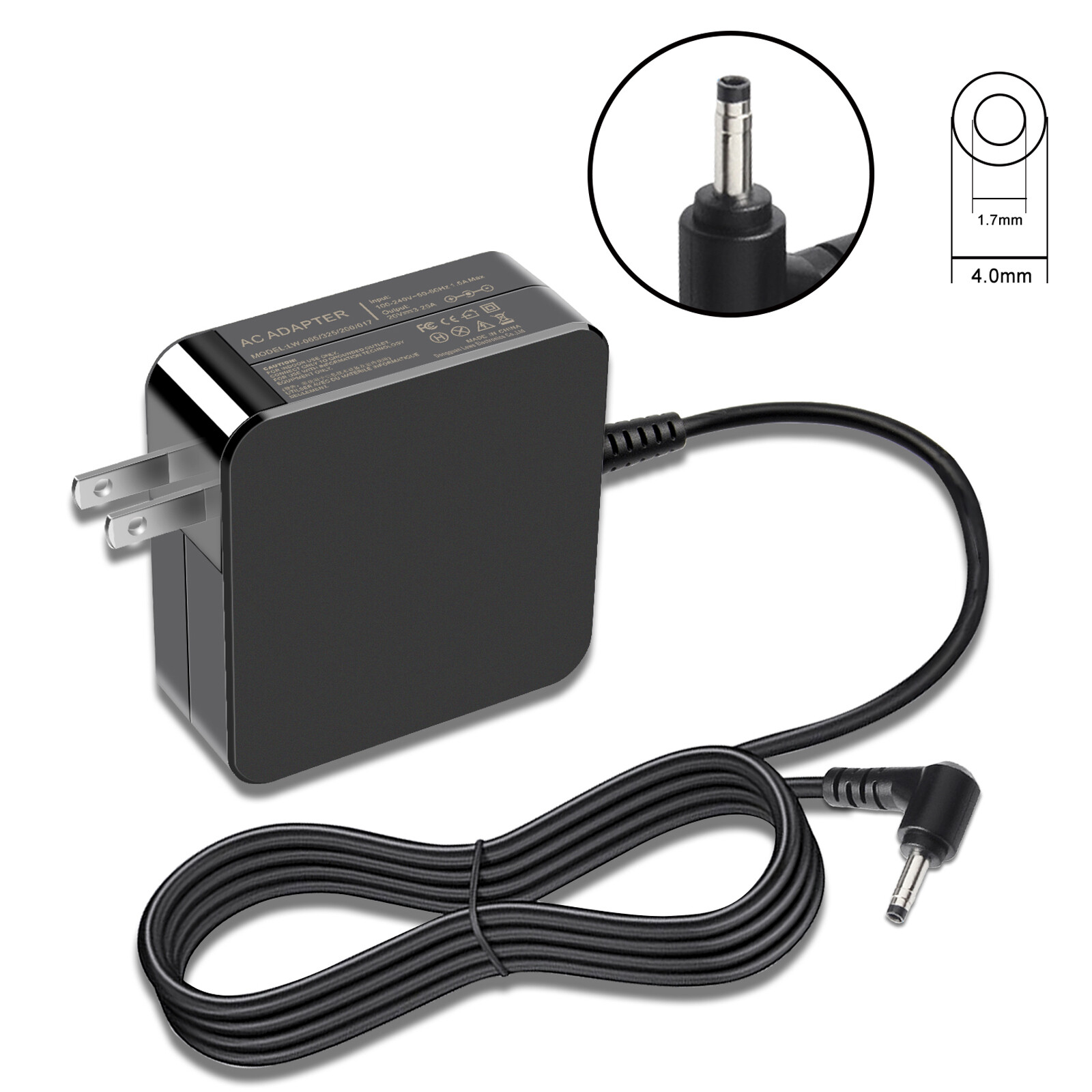 Cargador AC 65W 20V 3.25A para Lenovo IdeaPad 310 320 330 330s Flex 4 5 6, imagen 2