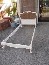ANTICO LETTO CHABBY LACCATO BAROCCHETTO198X93CM INTERNO
