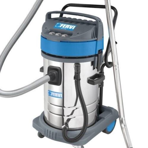 Aspirapolvere industriale inox 80 litri 3 motori 3Kw foto 2