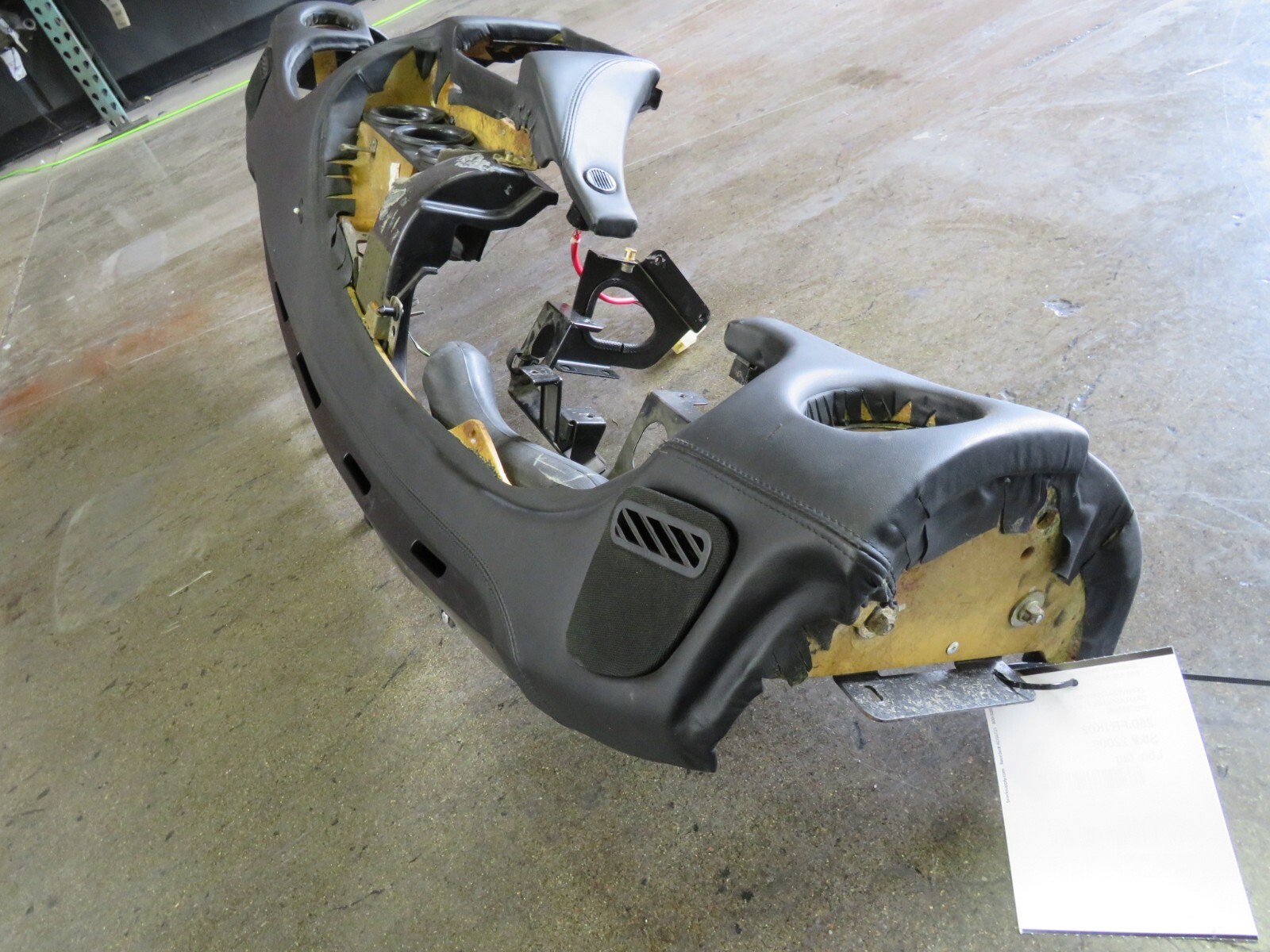 Ferrari 575, Dash Panel, Black, Dmg, Used, P/N 660880