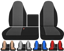 Truck seat covers Fits 2016-2023 Chevy LCF 3500/4500/5500  40/60 seat W/console