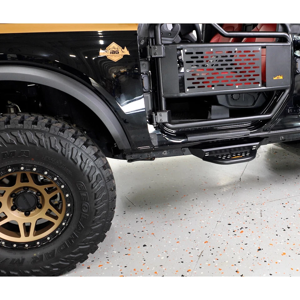 IAG I-Line Small Side Steps wo/Factory Rock Rails for Ford Bronco 2021+ Foto 3 de 4