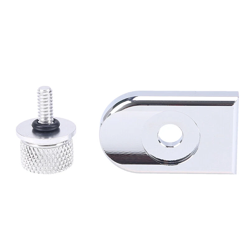 Tampa de aba de assento de motocicleta parafuso porca parafuso ajuste universal Harley Wide Glide - Imagem 4 de 4