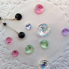 Swarovski  Crystal 'Rivoli' Pendants 6200 - Choose Size w/ varied pack amt's.