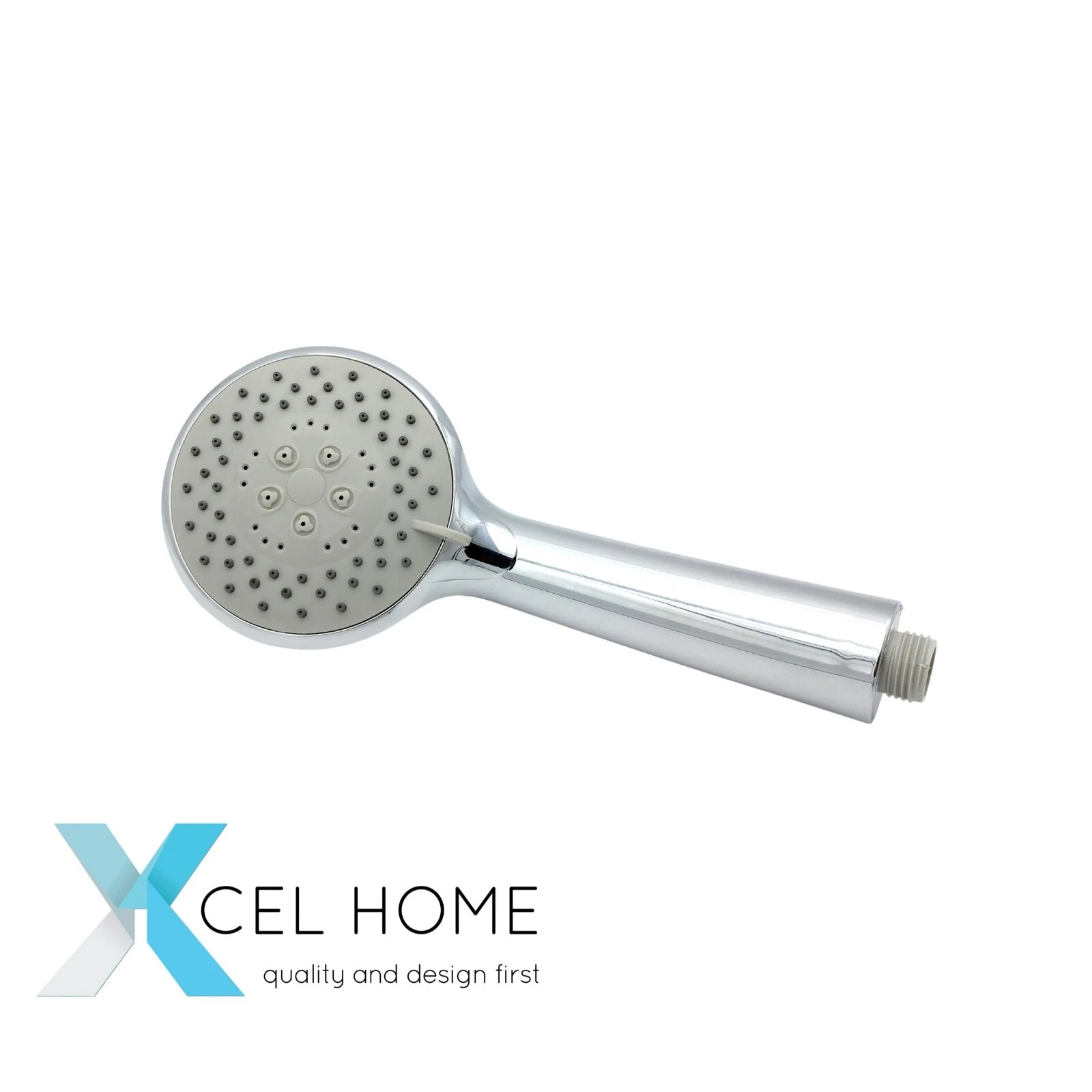 High-Pressure Silver Shower Head with 3 Settings