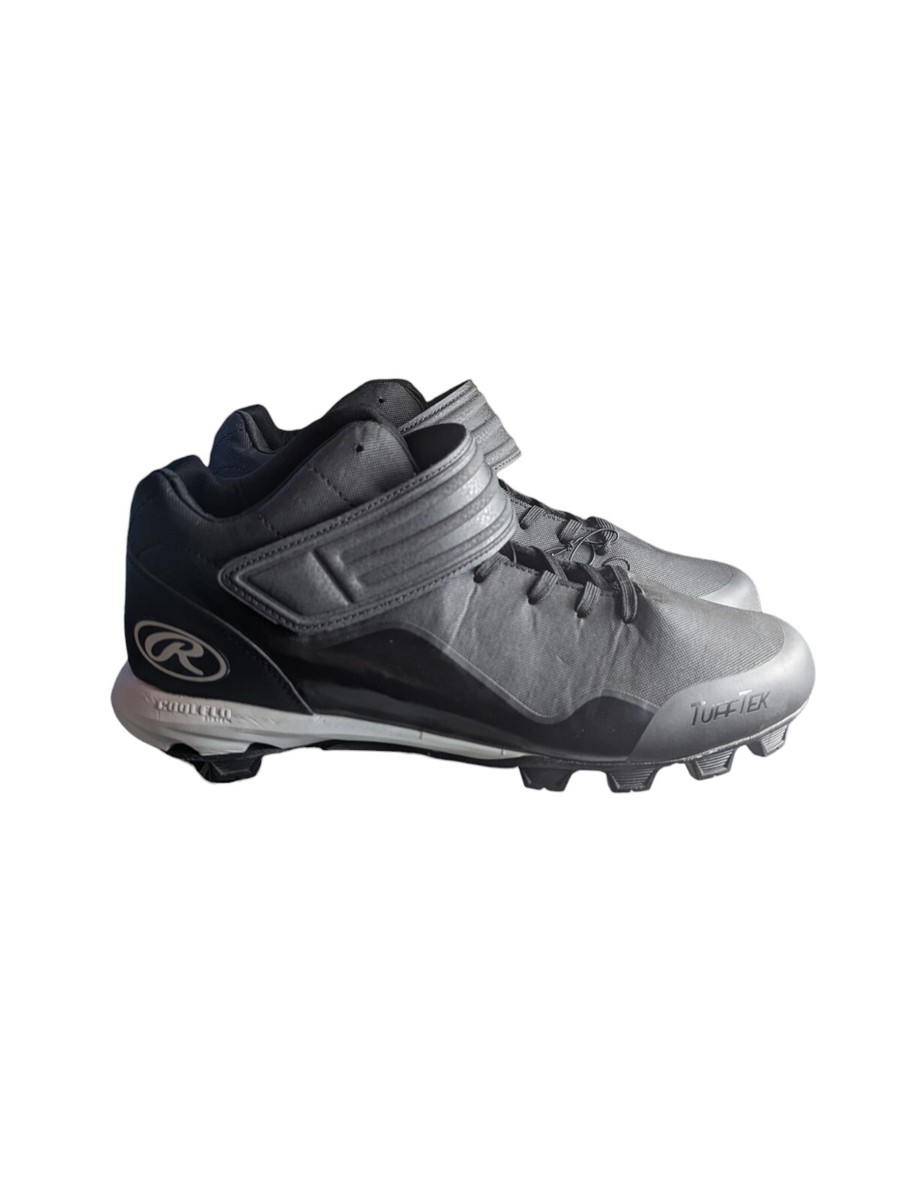 Rawlings Performance Mens Baseball Cleats Black Tuff Tek Coolflo