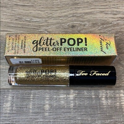 Too Faced Glitter Pop! Peel-off Eyeliner lucky bitch Unusedwith box