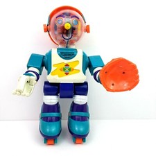 Vintage Rare 1991 In Time Products Rollin Robbie Skating Robot Toy
