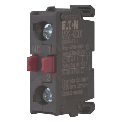 Moeller Eaton M22-KC01 Kontaktelement 1Ö Bodenbefestigung Schraub. 216382
