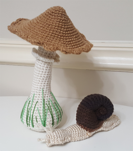 realistic crochet doll