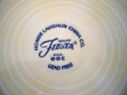 Fiesta 7" Salad Plate ~U-PICK~ Scarlet Red White Light Yellow Turquoise ~ - Picture 5 of 20