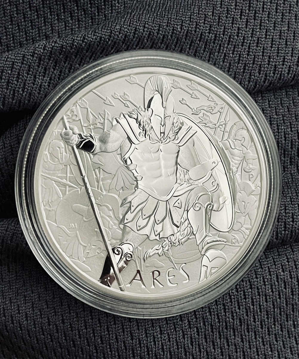 2023 Tuvalu Gods Of Olympus Ares 1 oz Silver Coin BU | eBay