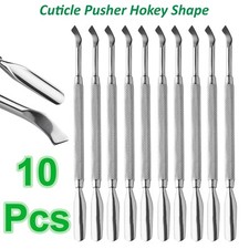 Cuticle Pusher Dead Skin Remover Nail Cleaner Pusher cuticle Trimmer Set of 10PC