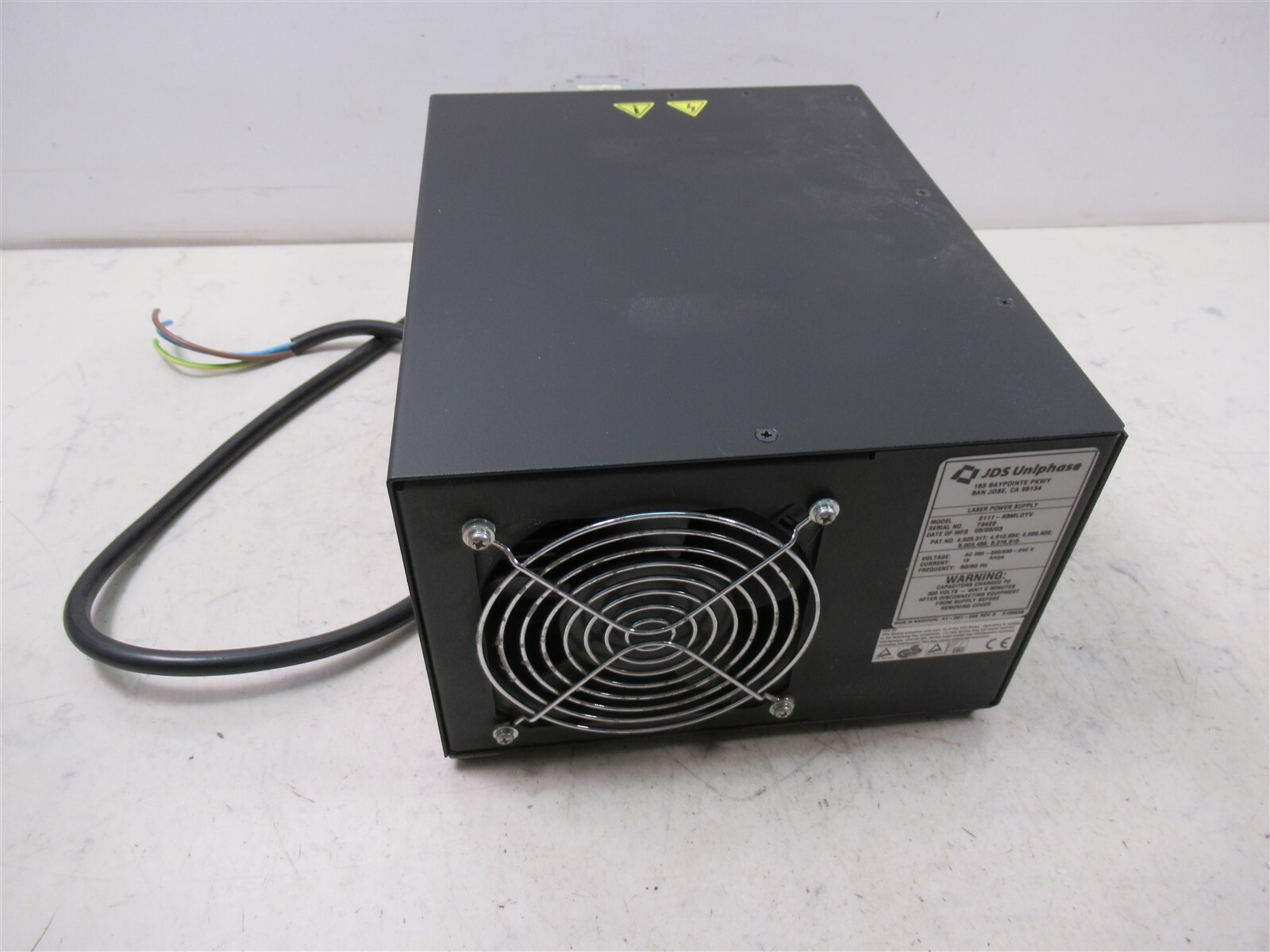 JDS Uniphase 2111-65MLQYV Laser Power Supply