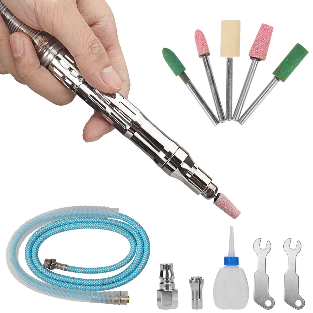 Air Micro Grinder Kit Pencil Type Mini Air Tool Pneumatic Die Grinder 72 000 RPM