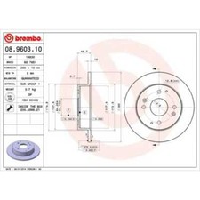 Disque de frein Rover 820