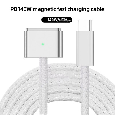 2m USB Type C To Magsafe 3 Cable Cord for MacBook Air Pro A2442