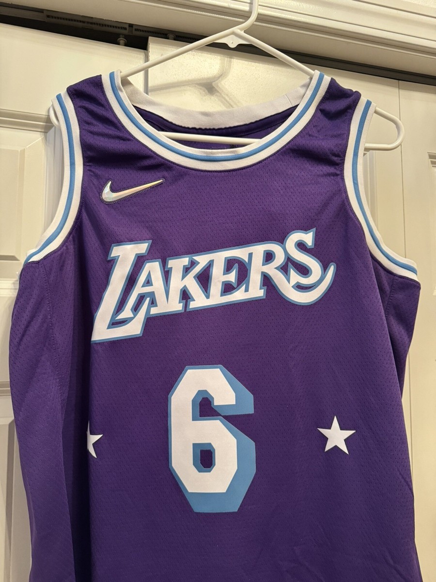 Nike Men's JAMES LA Lakers City Edition Swingman Jersey, DB4032