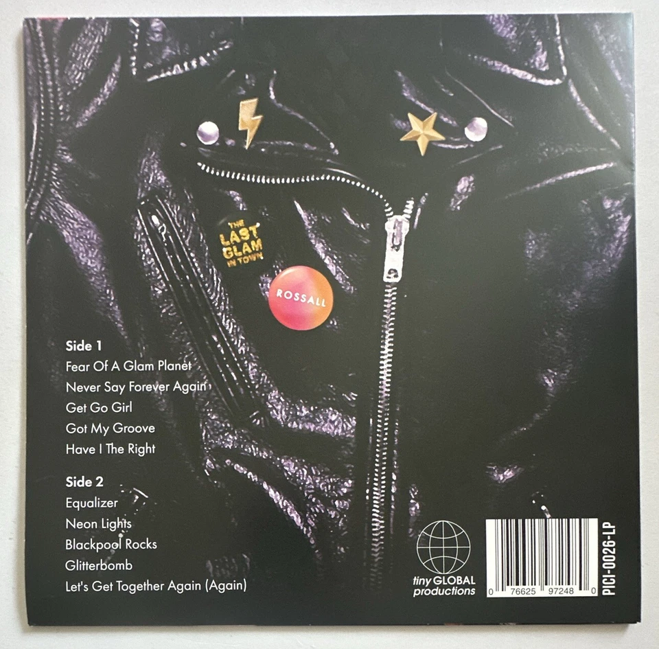 Rossall - The Last Glam In Town Ltd Edition Lp Vinyl Record Glam Rock NM / NM - Image 3 of 4