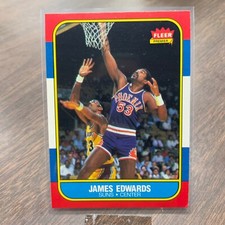 1986-87 Fleer Set Break James Edwards #29 *Suns* NR-MINT