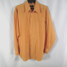 Liz Claiborne Men Long Sleeve Dress Shirt Coral Large 16 34/35