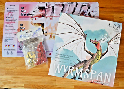 Wyrmspan by Stonemaier Games With Upgrade Pack & Playmat. All Brand New ...