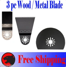 3 Wood Metal Oscillating Multi Tool Saw Blade For Metal Wood Cutting  DIY Enthus