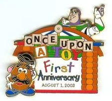 Disney WDW Once Upon a Toy First Anniversary Pin