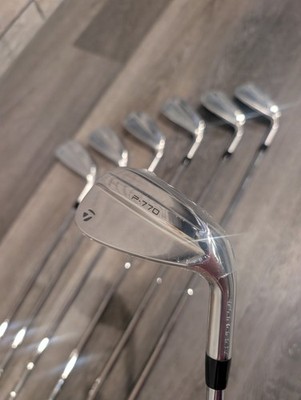 TaylorMade P770 Iron Set Dynamic Gold S200 Steel Shaft Stiff Flex 