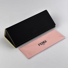 FENDI Original Eyeglasses/Sunglasses Case Cleaning Cloth - Black Pink - NEW