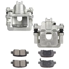 For 2003-2008 Honda Pilot Rear Brake Calipers w/ Ceramic Pads Accessories Kit