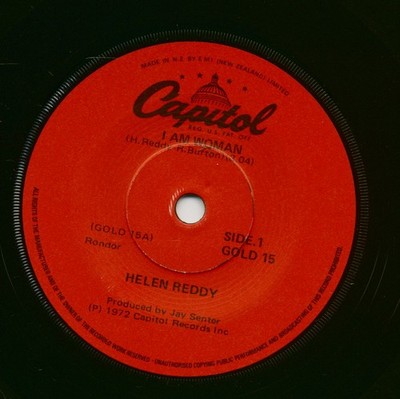 Helen Reddy - I Am Woman - Angie Baby (7inch, 45rpm, SC) - Singles Pop/Diverse