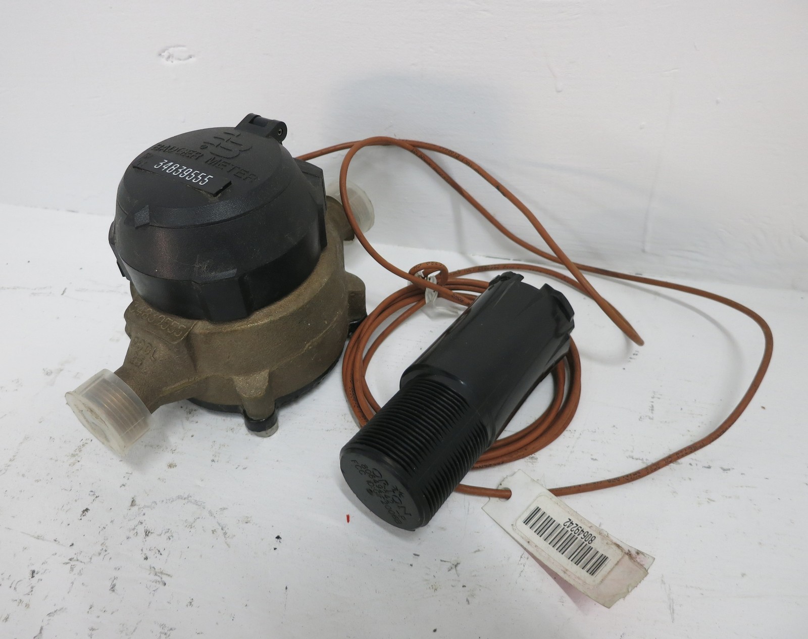 NEW Badger Meter 62584-001 Model 25 Recordall 5/8" - 3/4" w/ Orion 80649242-P