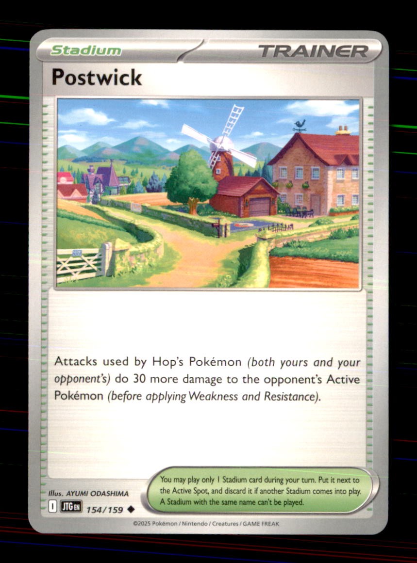 Postwick 154/159 Uncommon Journey Together Pokemon Near Mint