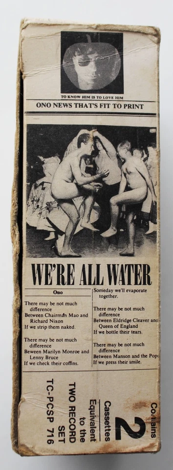 JOHN LENNON - SOME TIME IN NEW YORK (APPLE TCPCS716) 1972 UK 2x CASSETTE SET - Image 2 of 4