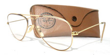 B L Ray Ban Bausch  Lomb eyeglass 10 k gf USA Gold metal eyewear frame