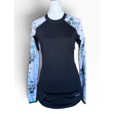 Blackstrap Performance Top Geometric Print Fleece Lined Made in USA Sz S