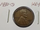 1931-S Lincoln Wheat Cent Key Date