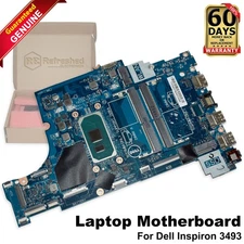 Dell Inspiron 3501 3493 3593 Laptop Motherboard i3-1005G1 1.20GHz LA-J081P TW31C