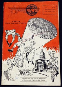 Continental Trailways News Magazine November 1946 Fort Worth Texas