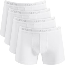 Alfani Men's 4-Pack Regular-Fit Trunk/Underwear - White