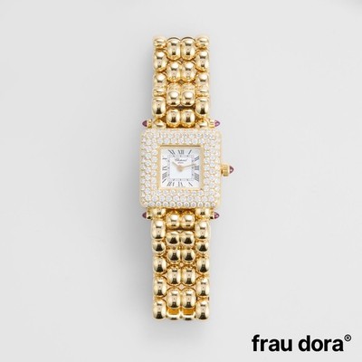 Chopard ''Classic'' Lady`s Watch 750 Gold mit Diamanten & Rubin Ref.Nr. 10/6115-21
