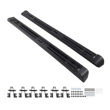 Matte Black Running Board For Jeep Wrangler Jk 4 Door 2007-2018 Side Steps